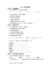 初中数学人教版七年级下册6.3 实数当堂检测题