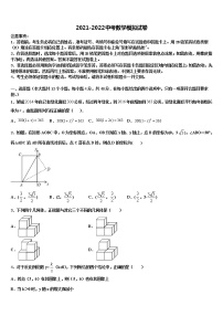 2021-2022学年广州市从化区中考三模数学试题含解析