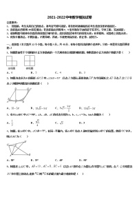 2021-2022学年湖北省鄂州地区中考数学猜题卷含解析