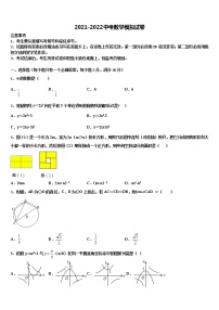 2021-2022学年江苏省常州市金坛区白塔中学中考数学适应性模拟试题含解析