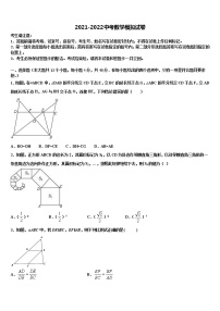 2021-2022学年吉林省辽源市重点名校中考数学模拟预测试卷含解析