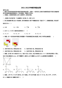 2021-2022学年湖北省恩施州利川市谋道镇苏马荡教育集团中考试题猜想数学试卷含解析