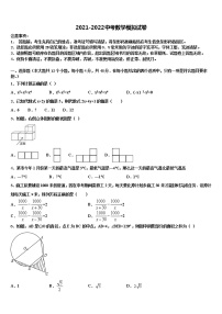 2021-2022学年湖南省郴州市湘南中学中考数学模拟预测试卷含解析