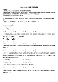 2021-2022学年湖南省长沙市部分校中考数学最后冲刺浓缩精华卷含解析