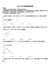 2021-2022学年吉林省长春市汽车经济开发区第五学校中考押题数学预测卷含解析