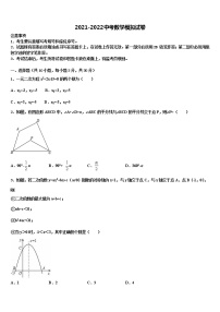 2021-2022学年江苏省常州市新北区中考数学考试模拟冲刺卷含解析