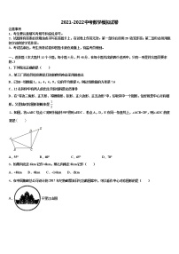 2021-2022学年江苏省海门市重点达标名校中考数学全真模拟试题含解析