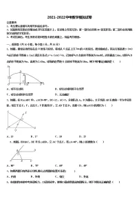 2021-2022学年江苏省苏州市星港校中考数学模拟试题含解析