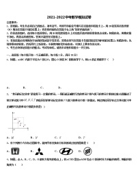 2021-2022学年湖南省益阳市普通重点中学中考数学对点突破模拟试卷含解析