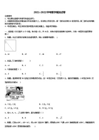 2021-2022学年湖南省株州市中考数学模拟精编试卷含解析