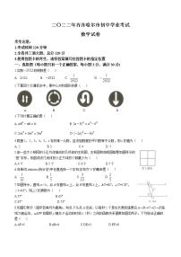 2022年黑龙江省齐齐哈尔市中考数学真题(word版含答案)