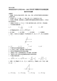 河南省信阳市息县2021-2022学年七年级下学期期末数学试题（含答案）