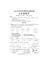 广西防城港市2021—2022学年下学期期末教学质量检测七年级数学试题（含答案）