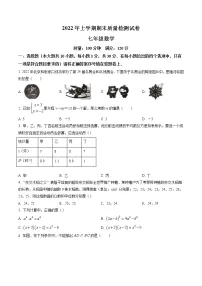 湖南省邵阳市邵东市2021-2022学年七年级下学期期末数学试题(含答案)