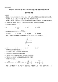 河南省信阳市息县2021-2022学年七年级下学期期末数学试题(word版含答案)