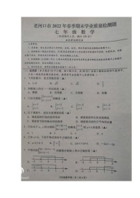 湖北省老河口市2021-2022学年七年级下学期期末学业质量检测数学试题（无答案）