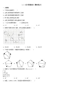 1.1全等图形++暑假预习课时练习-2022-2023学年苏科版八年级数学上册