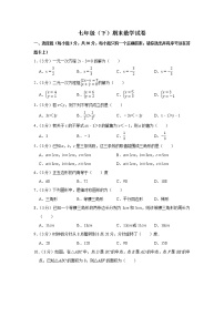 2020-2021学年河南省洛阳市宜阳县七年级（下）期末数学试卷