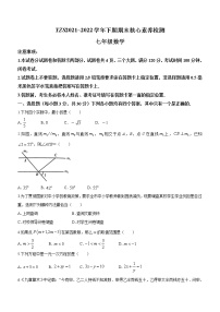 河南省许昌市禹州市2021-2022学年七年级下学期期末数学试题(word版含答案)