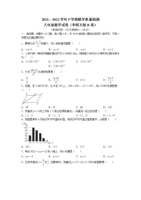 福建省漳州市2021-2022学年八年级下学期期末教学质量检测（华师大版B卷）数学试题（含答案）