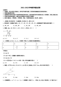 2021-2022学年焦作市中考数学仿真试卷含解析