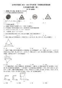 陕西省宝鸡市凤翔县2021-2022学年七年级下学期期末数学试题(无答案)