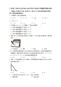 广东省广州市白云区2021-2022学年八年级下学期数学期末试卷（无答案）