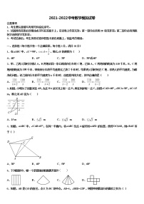 2021-2022学年江苏省镇江市润州区市级名校中考数学模拟精编试卷含解析