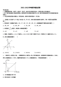 2021-2022学年江苏省无锡市滨湖区重点中学中考数学考试模拟冲刺卷含解析