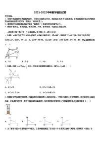 2021-2022学年江苏省无锡市青阳片重点名校中考二模数学试题含解析