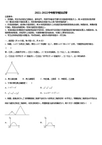 2021-2022学年陕西省西安交通大附中重点达标名校中考数学最后冲刺模拟试卷含解析