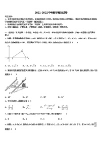 2021-2022学年陕西省定边县重点名校中考适应性考试数学试题含解析