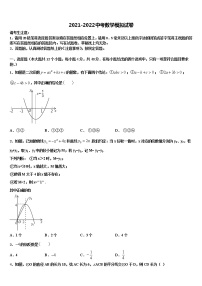 2021-2022学年上海市外国语大附属外国语校中考数学考试模拟冲刺卷含解析