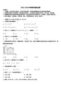 2021-2022学年四川省成都市树德中学中考二模数学试题含解析