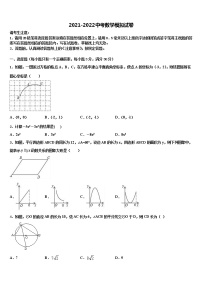 2021-2022学年四川省苍溪县重点达标名校中考数学仿真试卷含解析