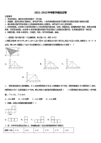 2021-2022学年四川省成都市天府新区初中数学毕业考试模拟冲刺卷含解析