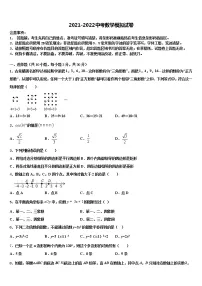 2021-2022学年潍坊市达标名校中考试题猜想数学试卷含解析