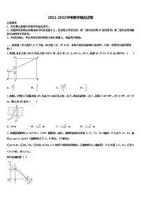 2021-2022学年西藏自治区工布江达县中考数学仿真试卷含解析