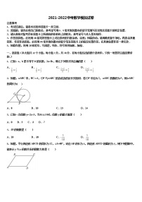 2021-2022学年浙江省嘉兴市秀洲区实验中学中考数学仿真试卷含解析