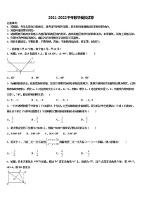 2021-2022学年长春市绿园区中考数学猜题卷含解析