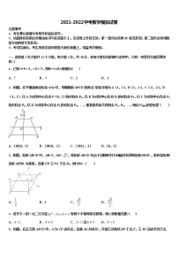 2021-2022学年云南省元马中学重点中学中考数学仿真试卷含解析