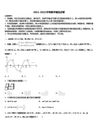 2021-2022学年浙江省嘉兴市嘉善县市级名校初中数学毕业考试模拟冲刺卷含解析