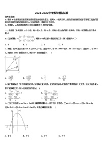 2021-2022学年云南省玉溪市新平县中考试题猜想数学试卷含解析