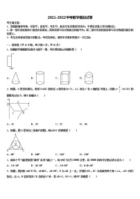 2021-2022学年新疆生产建设兵团第二师二十五团中学中考二模数学试题含解析