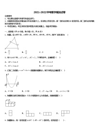 2021-2022学年山东省菏泽市牡丹区王浩屯中学中考数学模试卷含解析