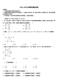 2021-2022学年山东省武城县达标名校中考数学仿真试卷含解析