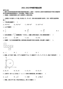 2021-2022学年山东省烟台市莱州市中考数学最后一模试卷含解析