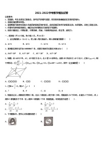 2021-2022学年重庆实验校中考五模数学试题含解析