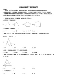 2022届安徽省瑶海区中考三模数学试题含解析