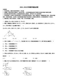 2022届广东省东莞市寮步镇信义校毕业升学考试模拟卷数学卷含解析